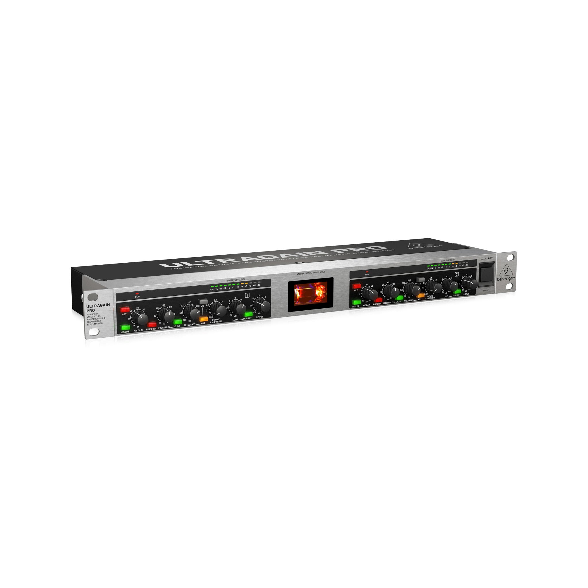 Behringer MIC2200 V2 2-channel Tube Microphone Preamp – Swee Lee