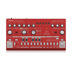 Behringer TD-3-RD Analog Bass Line Synthesizer, Red