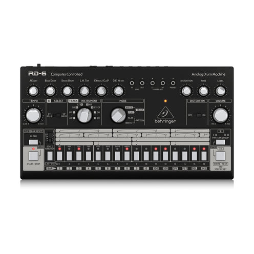 Behringer RD-6-BK Electronic Drum Controller, Black
