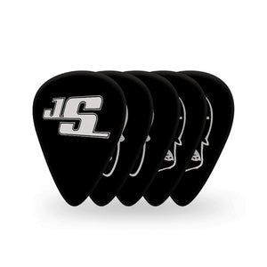 D'Addario Joe Satriani Guitar Picks, Black, 10 pack, Light