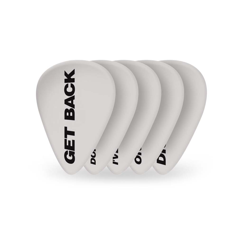 D'Addario Beatles Get Back Guitar Picks, 10-Pack, Medium