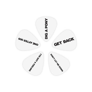 D'Addario Beatles Get Back Guitar Picks, 10-Pack, Medium