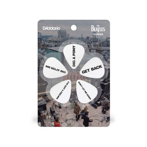 D'Addario Beatles Get Back Guitar Picks, 10-Pack, Medium