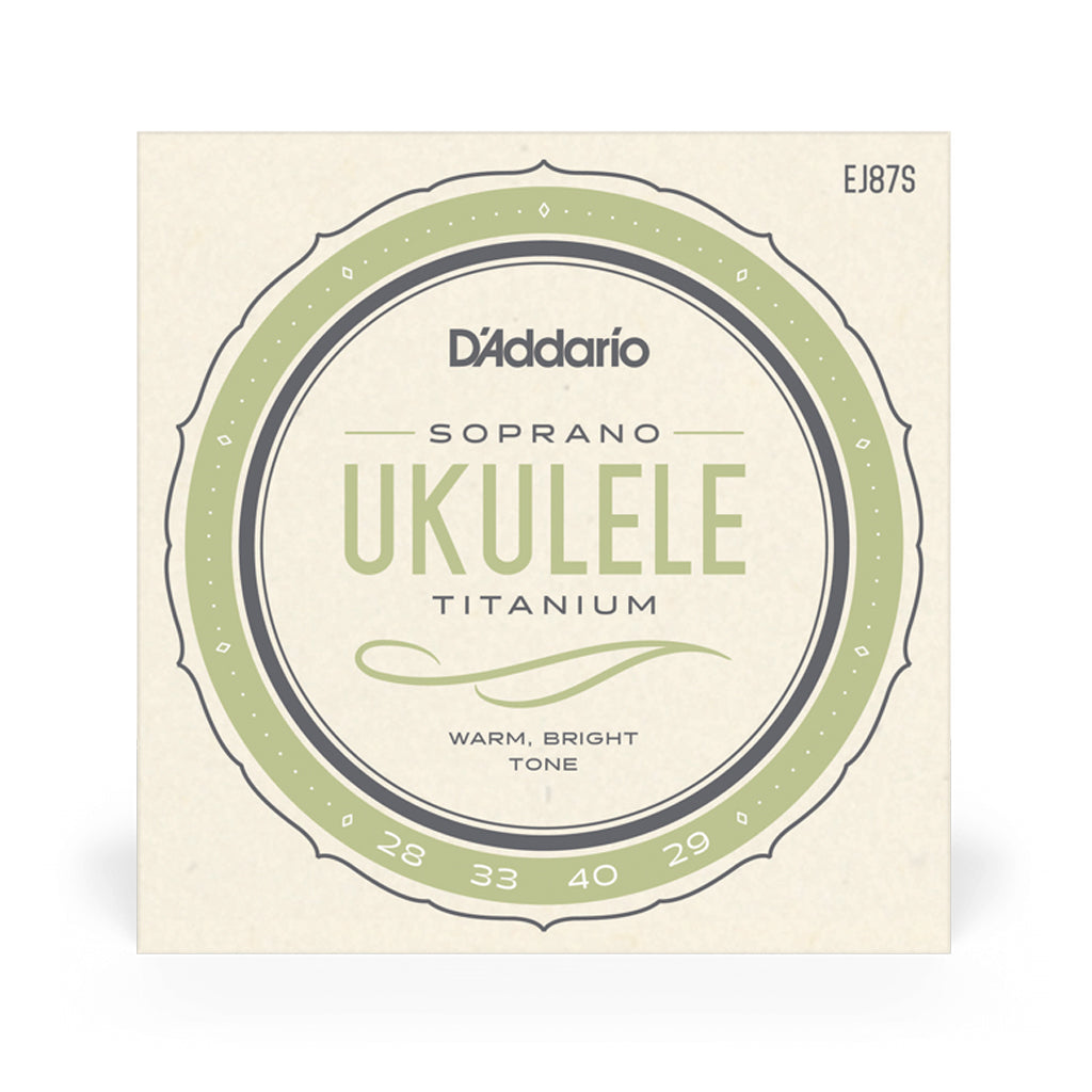 D'Addario EJ87S Titanium Ukulele Strings, Soprano