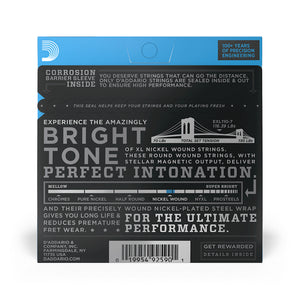 D'Addario EXL110-7 Nickel Wound Electric Guitar Strings, 7-String, Regular Light, 10-59