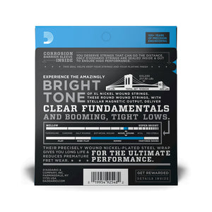 D'Addario EXL230 Nickel Wound Bass Guitar Strings, Heavy, 55-110, Long Scale