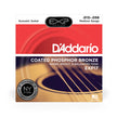 D'Addario EXP17 Coated Phosphor Bronze Acoustic Guitar Strings, Medium, 13-56