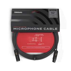 D'Addario PW-AMSM-10 American Stage Microphone Cable, 10ft