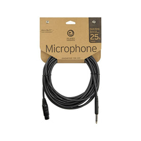 D'Addario PW-CGMIC-25 XLR Female to 1/4inch Microphone Cable, 25 feet