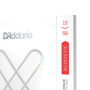 D'Addario XSAPB1356 Phosphor Bronze Acoustic Guitar Strings, Medium, 13-56
