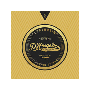 D'Angelico Electrozinc Strings, Jazz 10-47, X-Light-Wound Third String
