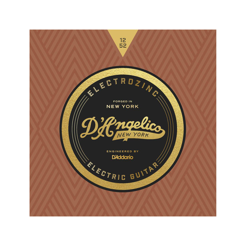 D'Angelico Electrozinc Strings, Jazz 12-52, Light-Wound Third String