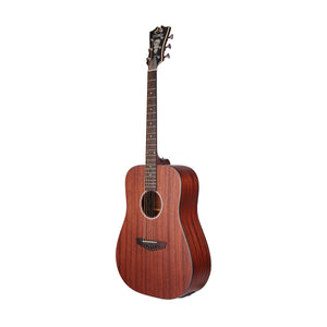 D'Angelico Premier Lexington LS Dreadnought Acoustic Guitar, Mahogany Satin