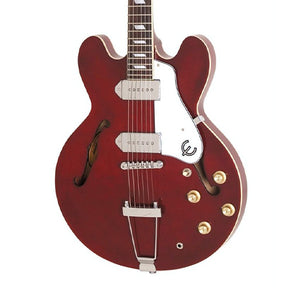 Epiphone Casino Hollowbody Electric Guitar, RW FB, Cherry (NOS)