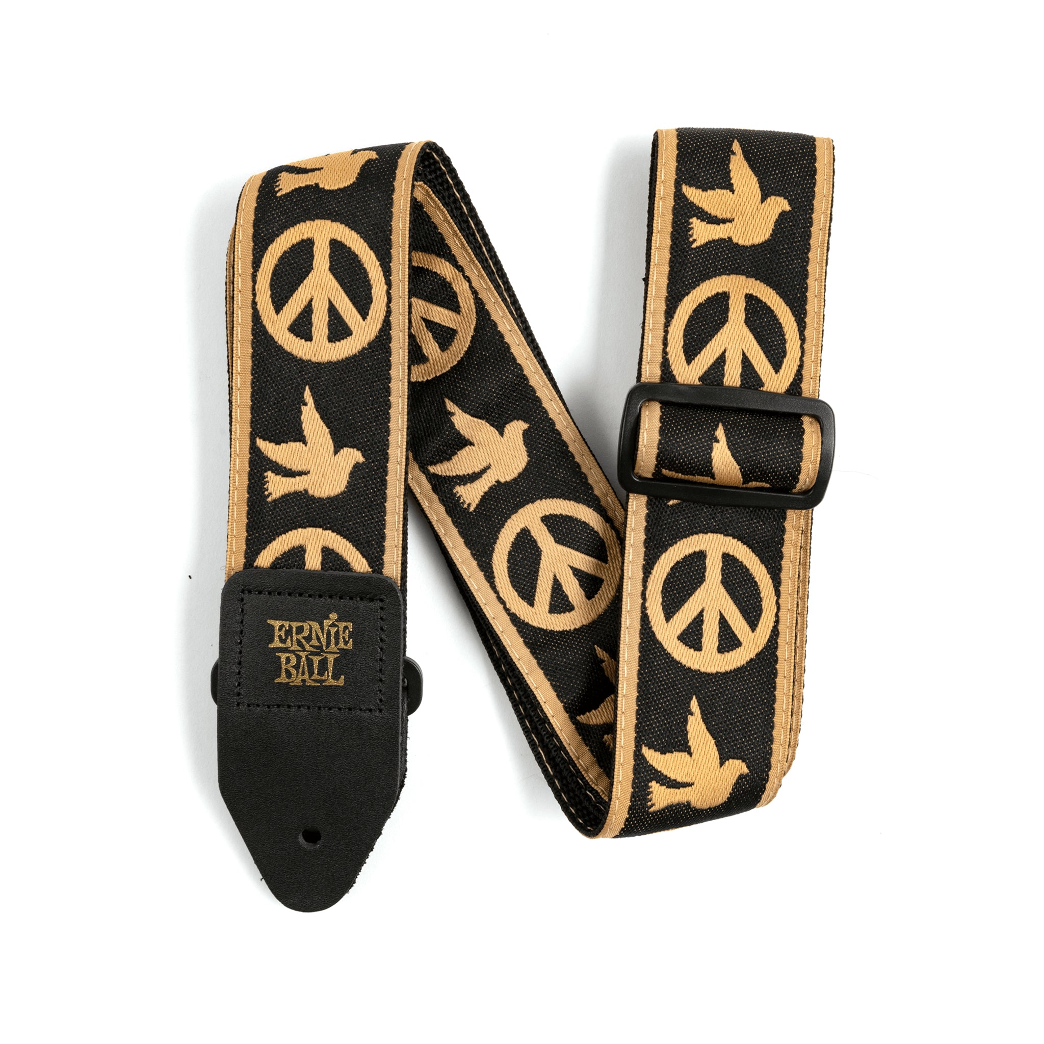 Ernie Ball Jacquard Guitar Strap, Peace Love Dove