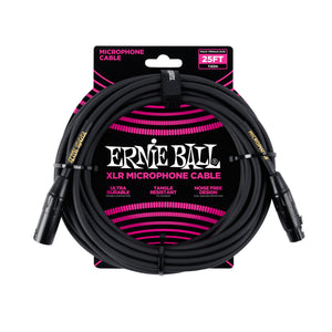 Ernie Ball 25FT Male to Female XLR Microphone Cable