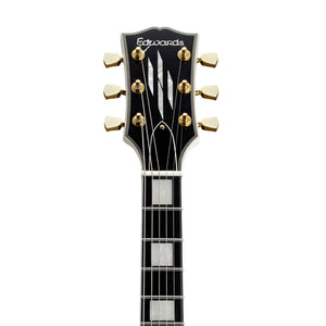 Edwards E-LPC-WH Electric Guitar, Ebony FB, White
