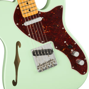 Fender American Original 60s Telecaster Thinline Electric Guitar, Maple FB, Surf Green