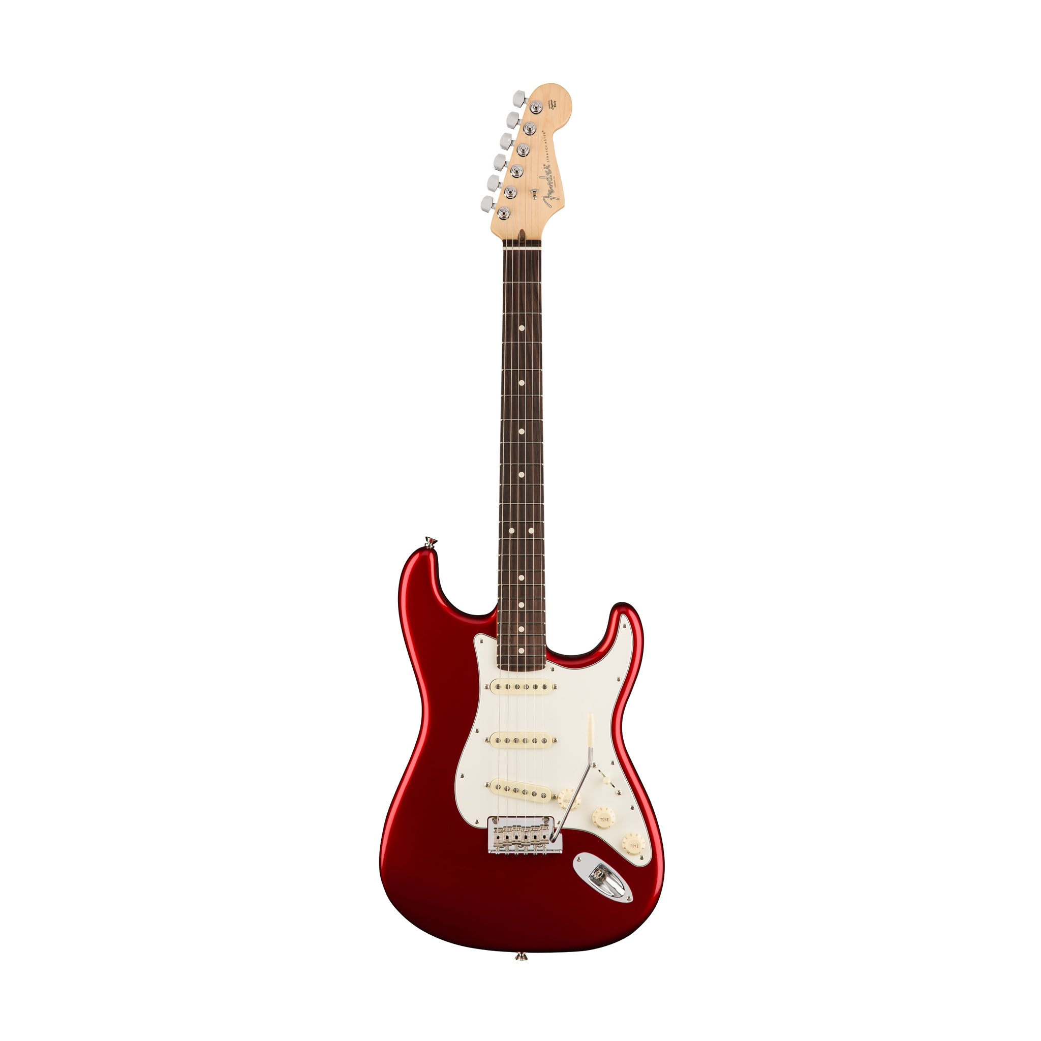 Fender American Professional Stratocaster Electric Guitar, RW FB, Candy Apple Red