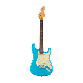 Fender American Professional II Stratocaster Electric Guitar, RW FB, Miami Blue