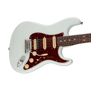 Fender Ltd Ed American Professional II HSS Stratocaster Electric Guitar, RW FB, Sonic Blue