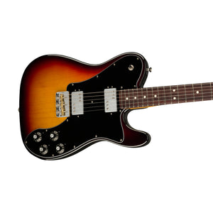 Fender American Professional II Telecaster Deluxe Electric Guitar, RW FB, 3-Tone Sunburst