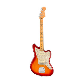 Fender American Ultra Jazzmaster Guitar, Maple FB, Plasma Red Burst