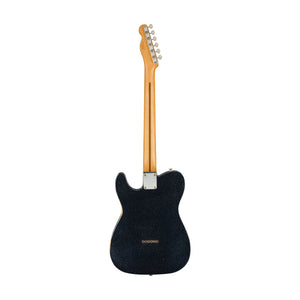 Fender Brad Paisley Road Worn Esquire Electric Guitar, Maple FB, Black Sparkle