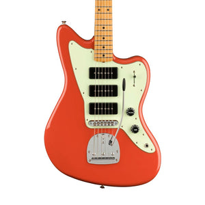 Fender Noventa Jazzmaster Electric Guitar, Maple FB, Fiesta Red