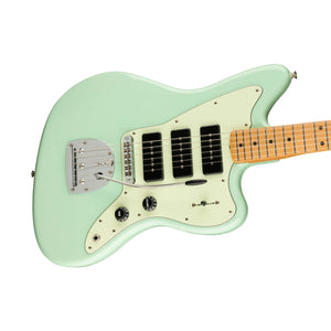 Fender Noventa Jazzmaster Electric Guitar, Maple FB, Surf Green