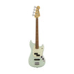Fender Mustang PJ Bass Guitar, Pau Ferro FB, Sonic Blue