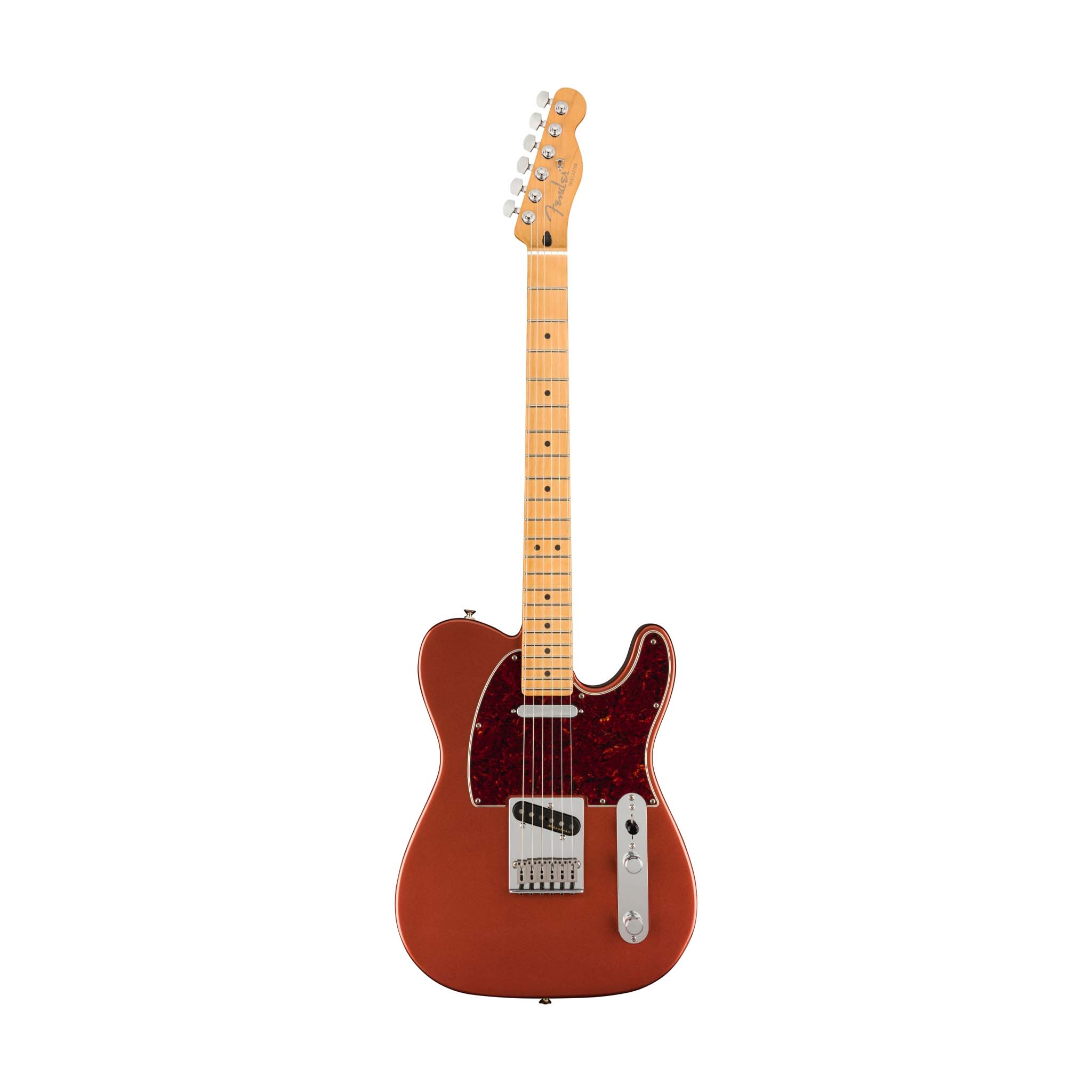 Fender Player Plus Telecaster Electric Guitar, Maple FB, Aged Candy Apple Red