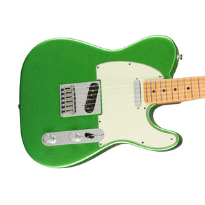 Fender Player Plus Telecaster Electric Guitar, Maple FB, Cosmic Jade