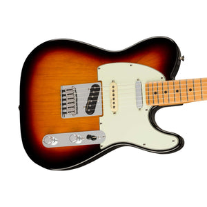 Fender Player Plus Nashville Telecaster Electric Guitar, Maple FB, 3-Color Sunburst