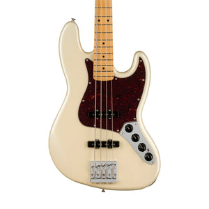 Fender Player Plus Jazz Bass Guitar, Maple FB, Olympic Pearl