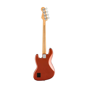 Fender Player Plus Jazz Bass Guitar, Maple FB, Aged Candy Apple Red