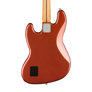 Fender Player Plus Jazz Bass Guitar, Maple FB, Aged Candy Apple Red