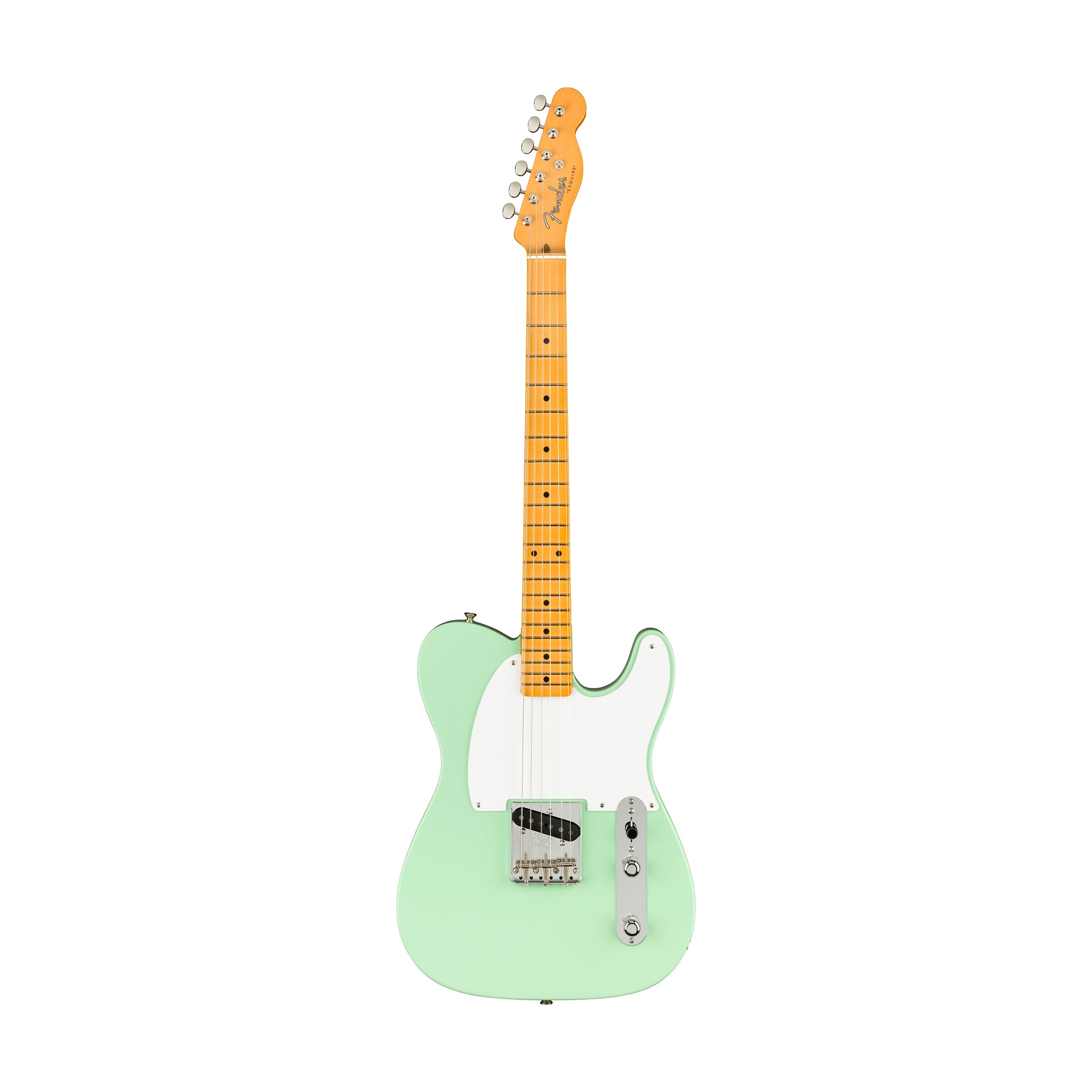 Fender Ltd Ed 70th Anniversary Esquire Electric Guitar, Maple FB, Surf Green