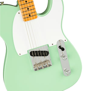 Fender Ltd Ed 70th Anniversary Esquire Electric Guitar, Maple FB, Surf Green