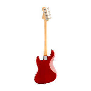 Fender Ltd Ed Rarities Flame Ash Top Jazz Bass Guitar, Plasma Red Burst