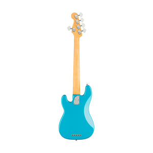 Fender American Professional II Precision Bass V Electric Guitar, Maple FB, Miami Blue