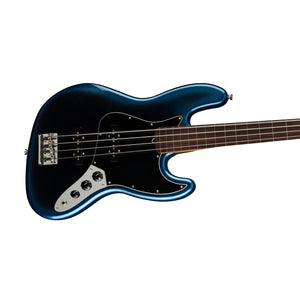 Fender American Professional II Fretless Jazz Bass Electric Guitar, RW FB, Dark Night