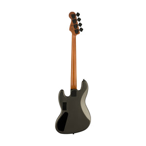 Squier Contemporary Active HH Jazz Bass Guitar, Satin Graphite Metallic