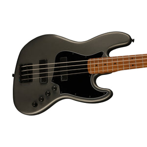 Squier Contemporary Active HH Jazz Bass Guitar, Satin Graphite Metallic