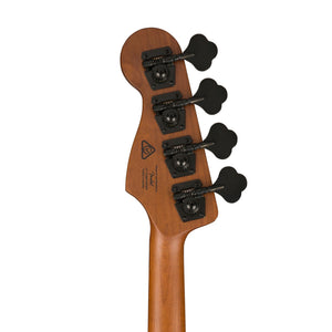 Squier Contemporary Active HH Jazz Bass Guitar, Satin Graphite Metallic
