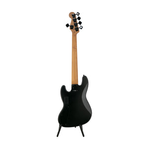 Squier FSR Contemporary Active Jazz V Bass Guitar, Flat Black