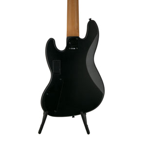 Squier FSR Contemporary Active Jazz V Bass Guitar, Flat Black