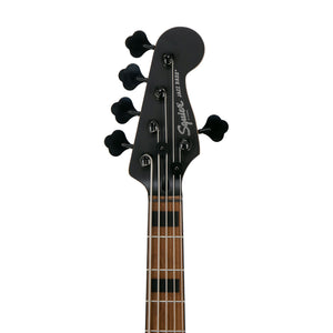 Squier FSR Contemporary Active Jazz V Bass Guitar, Flat Black