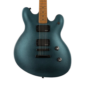 Squier Contemporary Active Starcaster Electric Guitar, Gunmetal Metallic