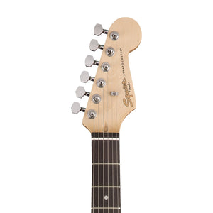 Squier Stratocaster Hardtail Electric Guitar, Laurel FB, Black